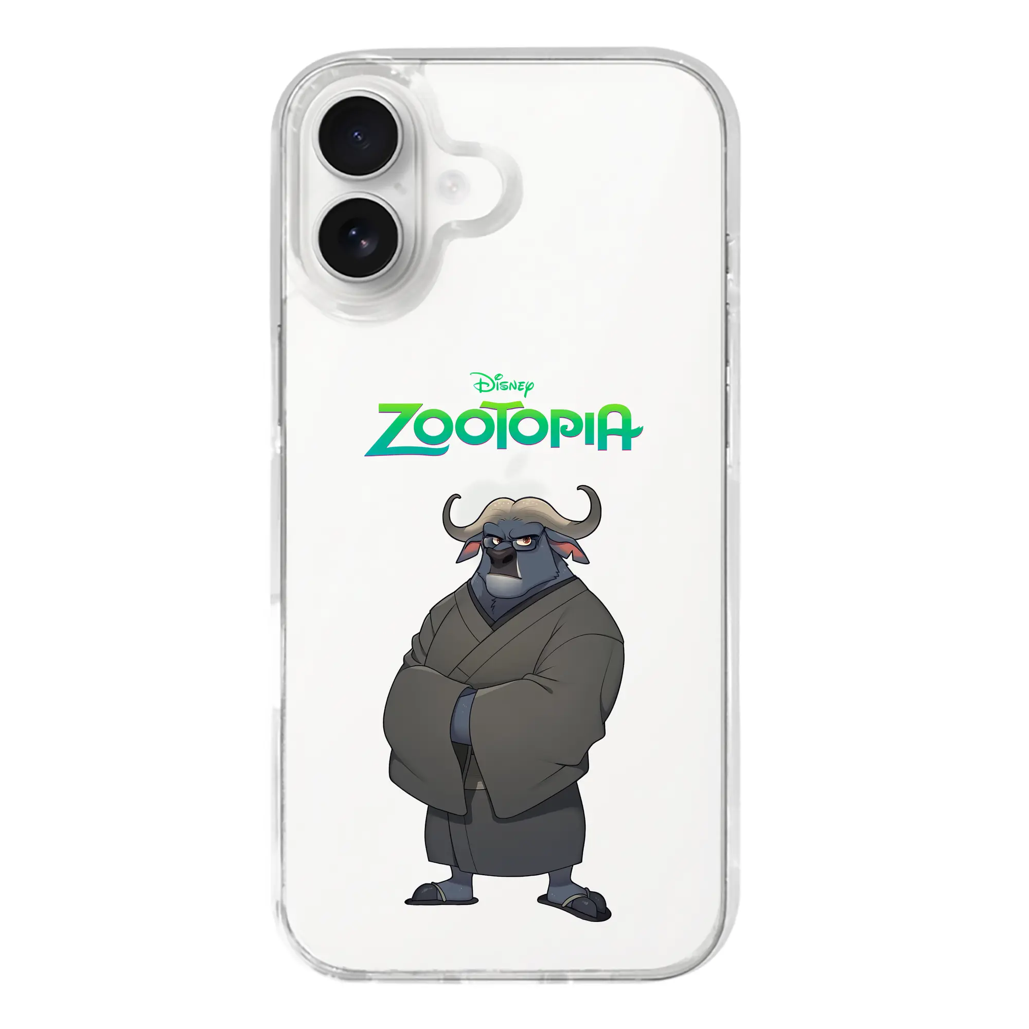 ズートピア グッズ,ボゴ署長 - iPhone 17シリーズ 透明スマホケース – 薄型・耐衝撃・精密フィット保護カバー